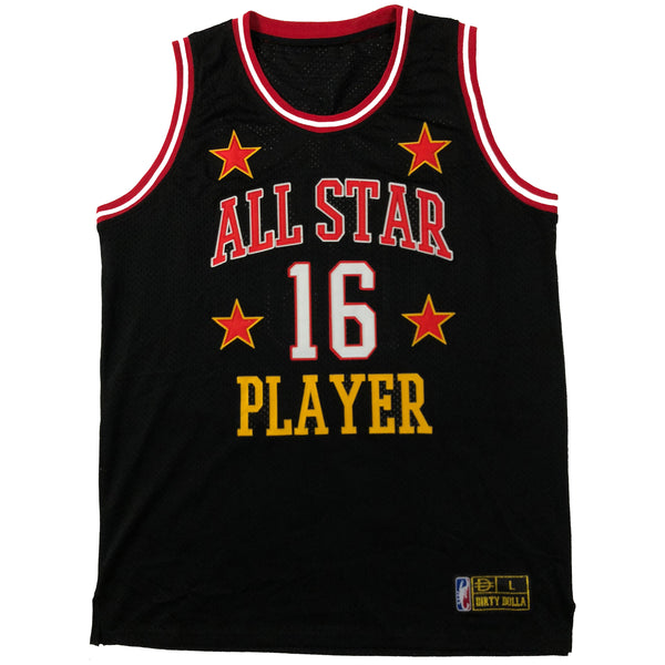 All Star Player 16 - Jersey/Black – Dirty Dolla